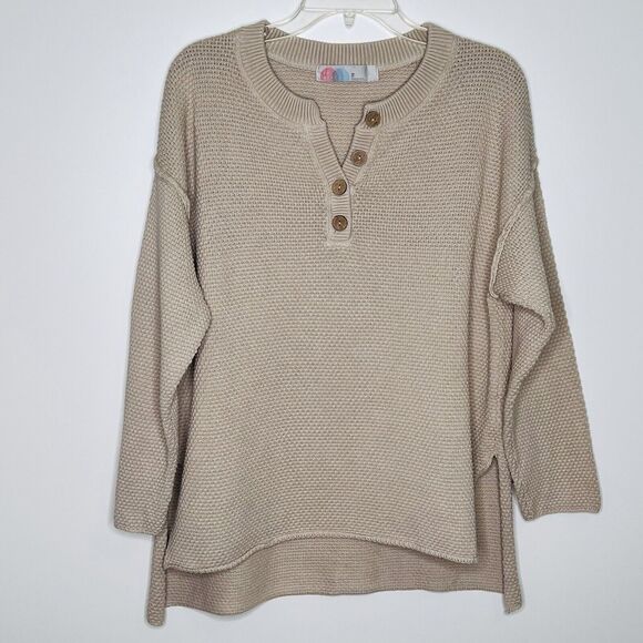 Free People Womens 2 pc Hailee Sweater Pant Matching Set Tan Size XS Neutral - Picture 3 of 8